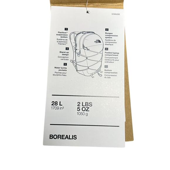 NWT north face borealis Lot of 2 backpacks Brown Blue Black - Picture 6 of 6